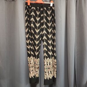 West Kei Wide Leg  Pants Boho Festival Women Size Small